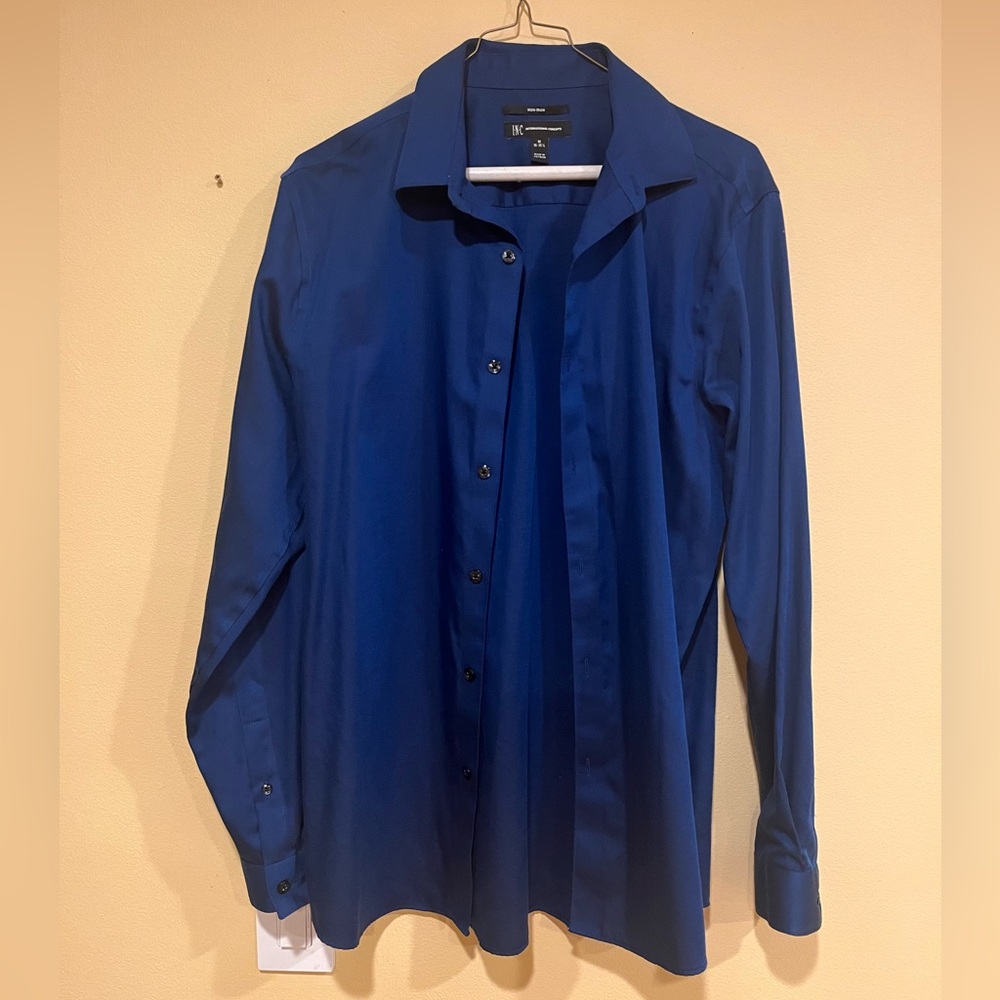 Blue “I N C” Dress Shirt